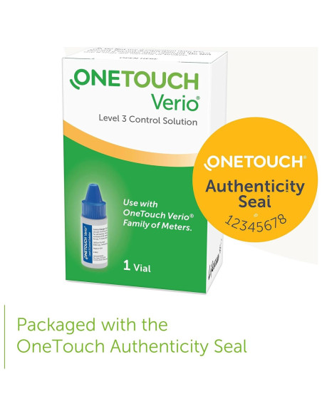 Solución de Control OneTouch Verio 385 ml para Diabetes