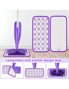 6 Almohadillas Reutilizables para Mopa Swiffer WetJet UMAYCOOL 2