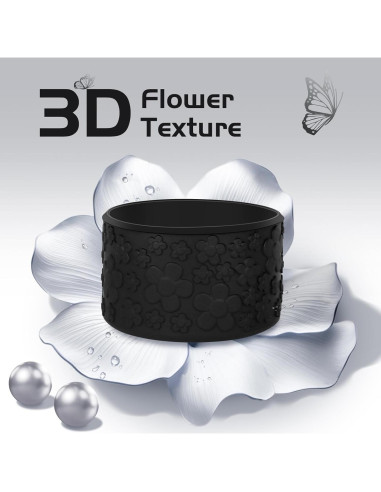 Funda de Silicona Floral ZXFYE para Botellas Stanley 30-40oz