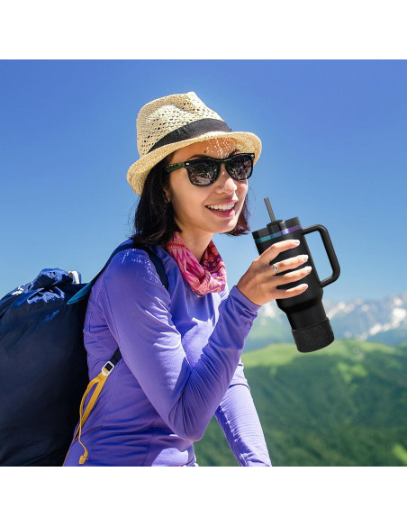 Funda de Silicona Floral ZXFYE para Botellas Stanley 30-40oz