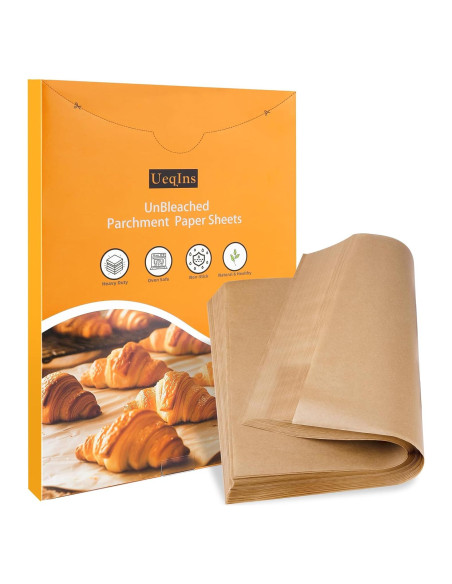 200 Hojas de Papel Pergamino UeqIns 30.48x40.64 cm Anti-adherente