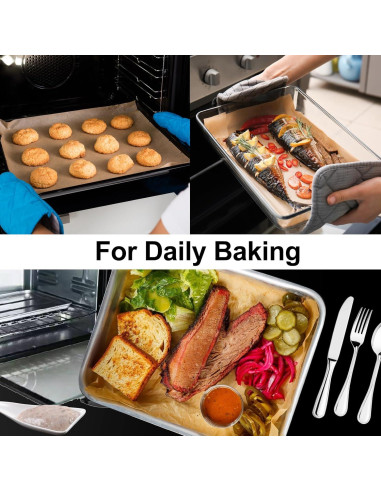 200 Hojas de Papel Pergamino UeqIns 30.48x40.64 cm Anti-adherente