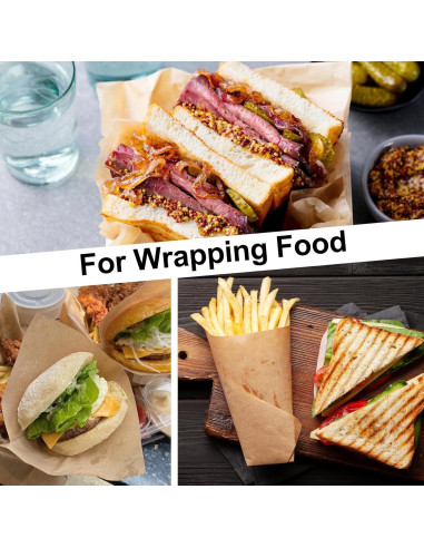 200 Hojas de Papel Pergamino UeqIns 30.48x40.64 cm Anti-adherente