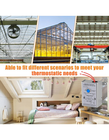 Termostatos Programables Folosem 58033 - Paquete de 2, 10A