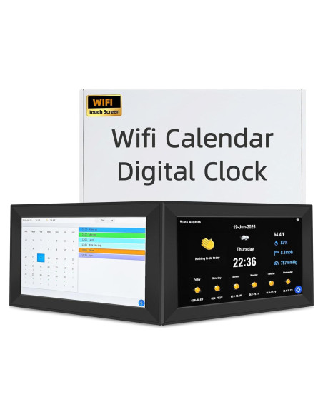 Calendario Digital Inteligente YUYIALARM 10.1" Pantalla Táctil