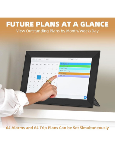Calendario Digital Inteligente YUYIALARM 10.1" Pantalla Táctil
