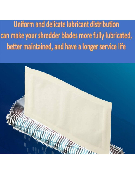 Hojas de Lubricante para Trituradoras de Papel TFORESTER 100 Paquete