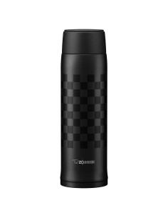 Taza de Acero Inoxidable Zojirushi 0.48L Ichimatsu Negro