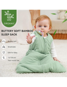 Saco de dormir para bebés 6-12 meses Fil-SD-C-5-M, verde 2