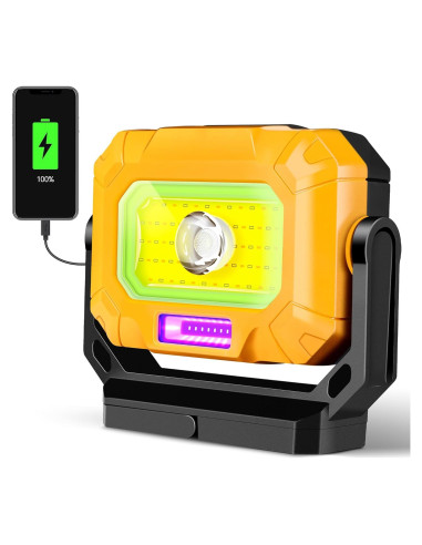 Luz de Trabajo LED Recargable ZDliteUSA 1200LM 15 Modos