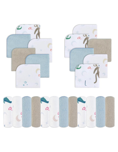 Toallitas para Bebés Viviland 24 Piezas 23x23 cm Suaves