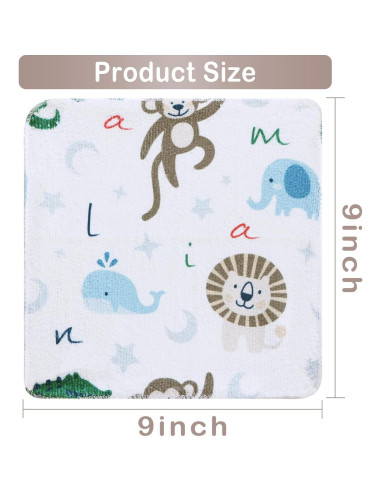 Toallitas para Bebés Viviland 24 Piezas 23x23 cm Suaves