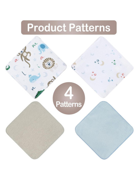 Toallitas para Bebés Viviland 24 Piezas 23x23 cm Suaves