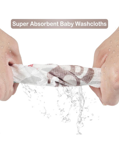 Toallitas para Bebés Viviland 24 Piezas 23x23 cm Suaves