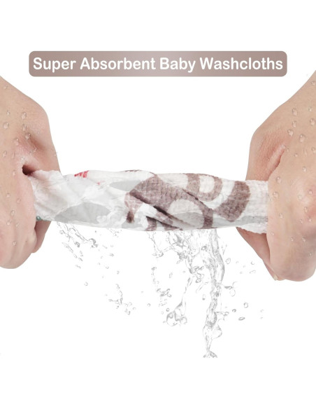 Toallitas para Bebés Viviland 24 Piezas 23x23 cm Suaves