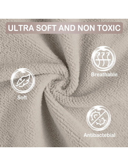 Toallitas para Bebés Viviland 24 Piezas 23x23 cm Suaves