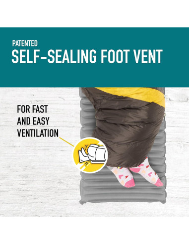 Saco de Dormir Ultraligero Sierra Designs Cloud 20 DriDown Mujeres