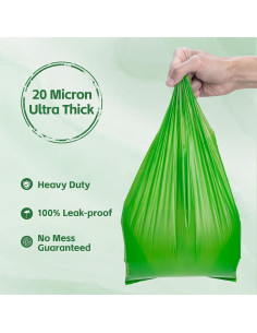 200 Bolsas de Poop para Perro Watreeco Duty Doodle Verde 2