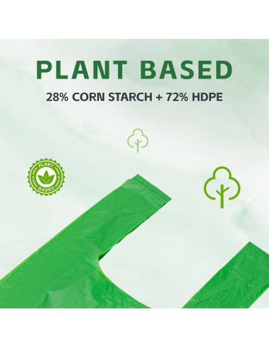 200 Bolsas de Poop para Perro Watreeco Duty Doodle Verde