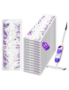 15 Almohadillas de Reemplazo PowerMop BRUVISH Multi-Superficie