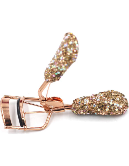 Rizador de Pestañas Bling Makeup Bestbling Oro con Almohadillas