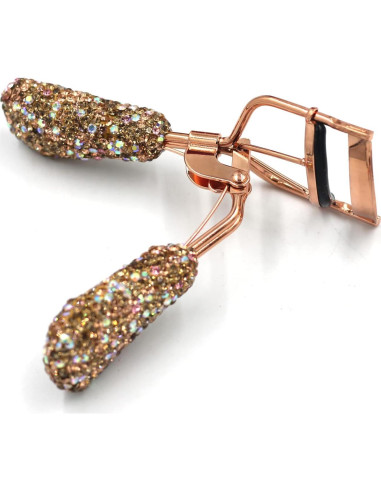 Rizador de Pestañas Bling Makeup Bestbling Oro con Almohadillas