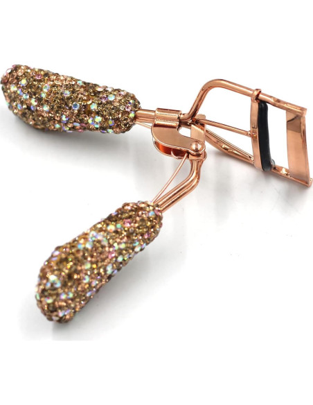 Rizador de Pestañas Bling Makeup Bestbling Oro con Almohadillas