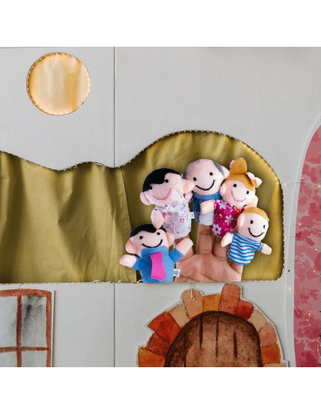 Títeres de Dedo Super Z Outlet - Familia 1 - 6 Piezas