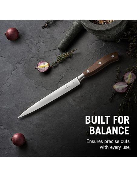 Cuchillo de Rebanar Forjado 20 cm Victorinox Acero Inoxidable