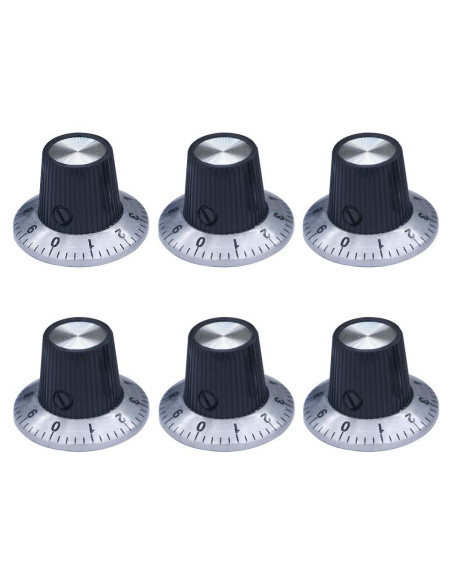 Perillas de Control de Volumen mxuteuk 6 Pcs 29x18mm Guitarra