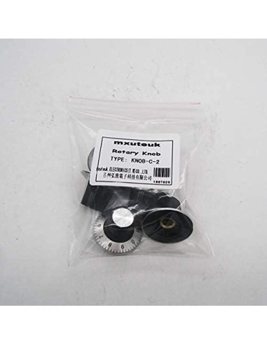 Perillas de Control de Volumen mxuteuk 6 Pcs 29x18mm Guitarra