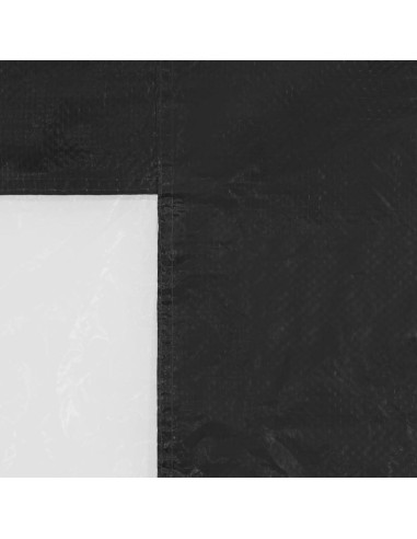 Gazebo de Patio FUDUGEHMIOFWFJJ 3x1.95m Antracita con Ventanas