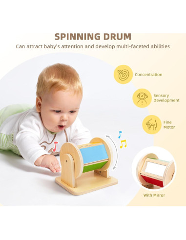 Set de Juguetes Montessori OOOK 0-6 Meses - 7 en 1