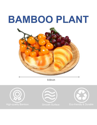 Cesta de Picnic Gandeer con Platos de Bambú y Forro Azul