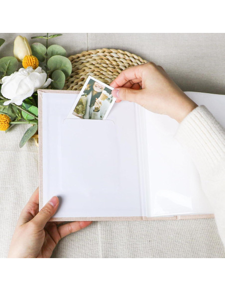 Álbum de Fotos Holoary Beige 256 Bolsillos para Instax