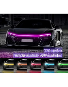 Luces LED Tockmoon 150 cm Multicolor 120 Modos 12V 2