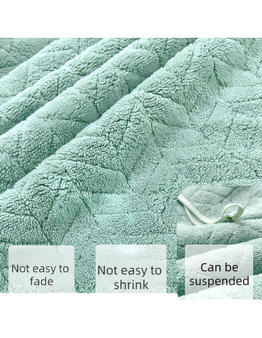 Toalla de Baño Grande XJEXUEIZ Microfibra Verde 139.7x68.6cm