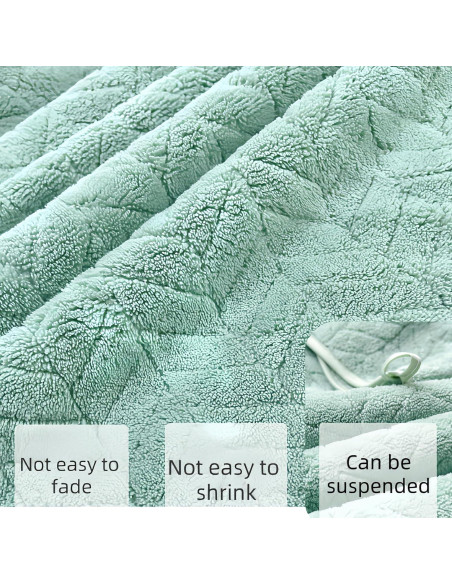 Toalla de Baño Grande XJEXUEIZ Microfibra Verde 139.7x68.6cm