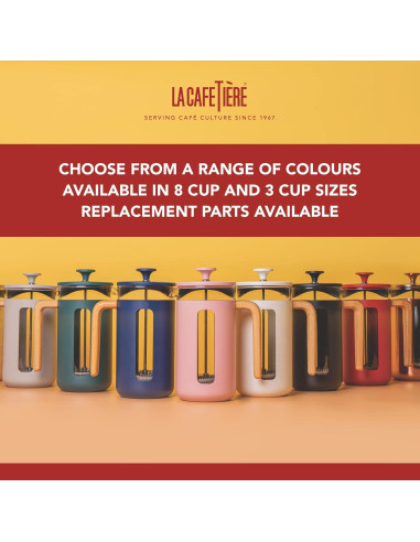 Cafetera Prensa Francesa La Cafetiere Pisa 3 Tazas Negra