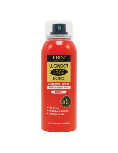 Spray Adhesivo Wonder Lace Bond 80ml - Secado Rápido, Sin Residuo