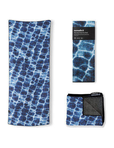 Toalla de Playa Nomadix Original Azul Aqua 183x76 cm Reciclada