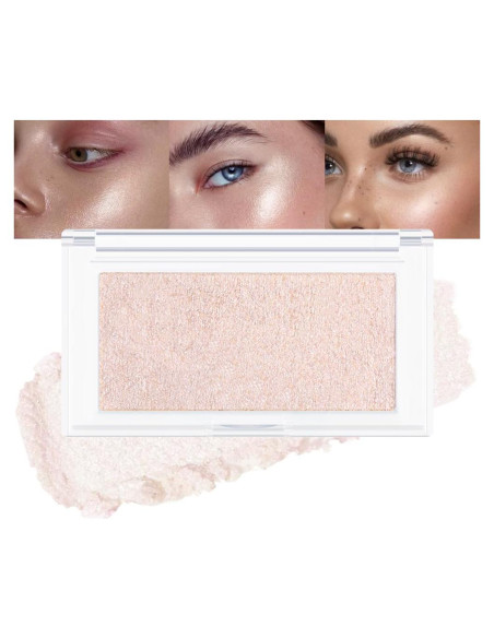 Iluminador en Polvo Brillante DIARIO DE AMY Rosa Perla 6x3.5cm