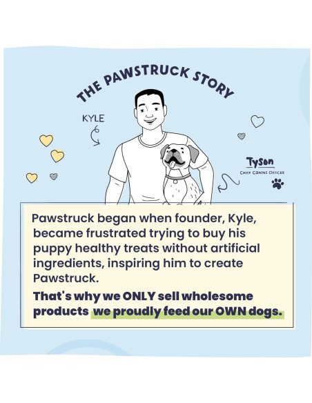 Anillos de Bully Stick Pawstruck 100% Carne de Res 198g