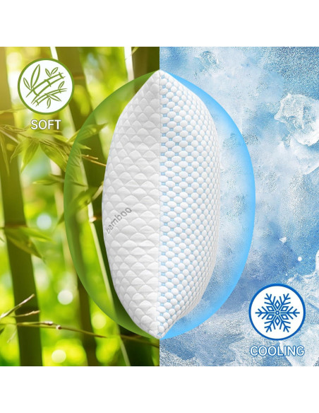 Almohada de Espuma de Memoria Refrigerante Splamdarrv King