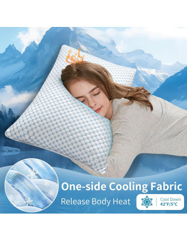 Almohada de Espuma de Memoria Refrigerante Splamdarrv King