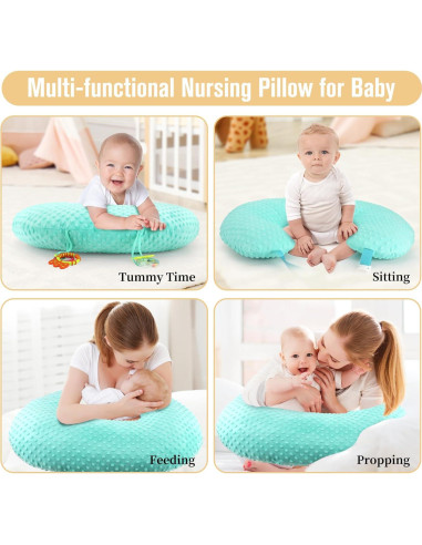 Cojín de Lactancia Multifuncional RoamReady Verde 10-en-1