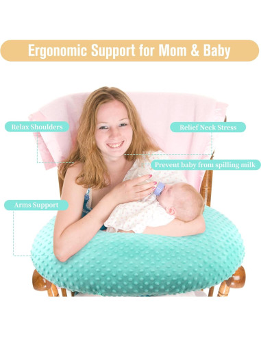 Cojín de Lactancia Multifuncional RoamReady Verde 10-en-1