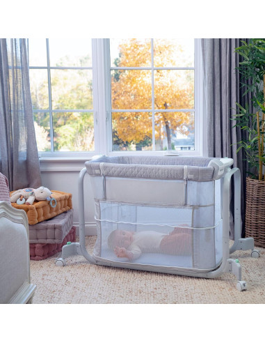 Cuna Co-Sueño Ingenuity Dream Hero 3-en-1 Gris 0-12 Meses