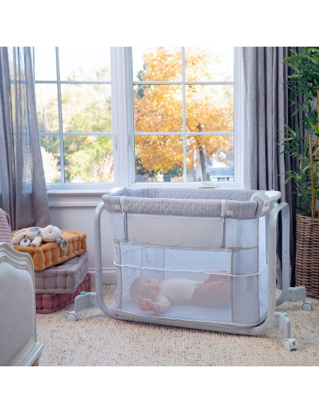 Cuna Co-Sueño Ingenuity Dream Hero 3-en-1 Gris 0-12 Meses