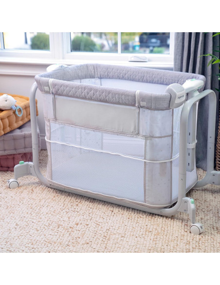 Cuna Co-Sueño Ingenuity Dream Hero 3-en-1 Gris 0-12 Meses